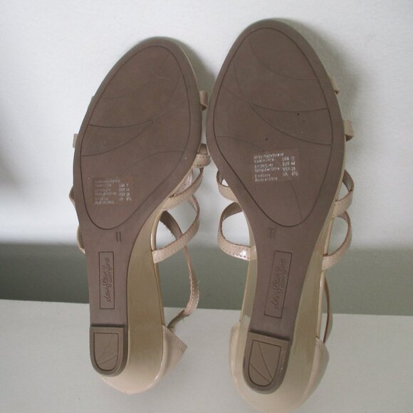 dexflex comfort Womens Tan Rear Zip Slingback Sandal w/2" Wedge NWOB - Size 11M - Picture 8 of 8